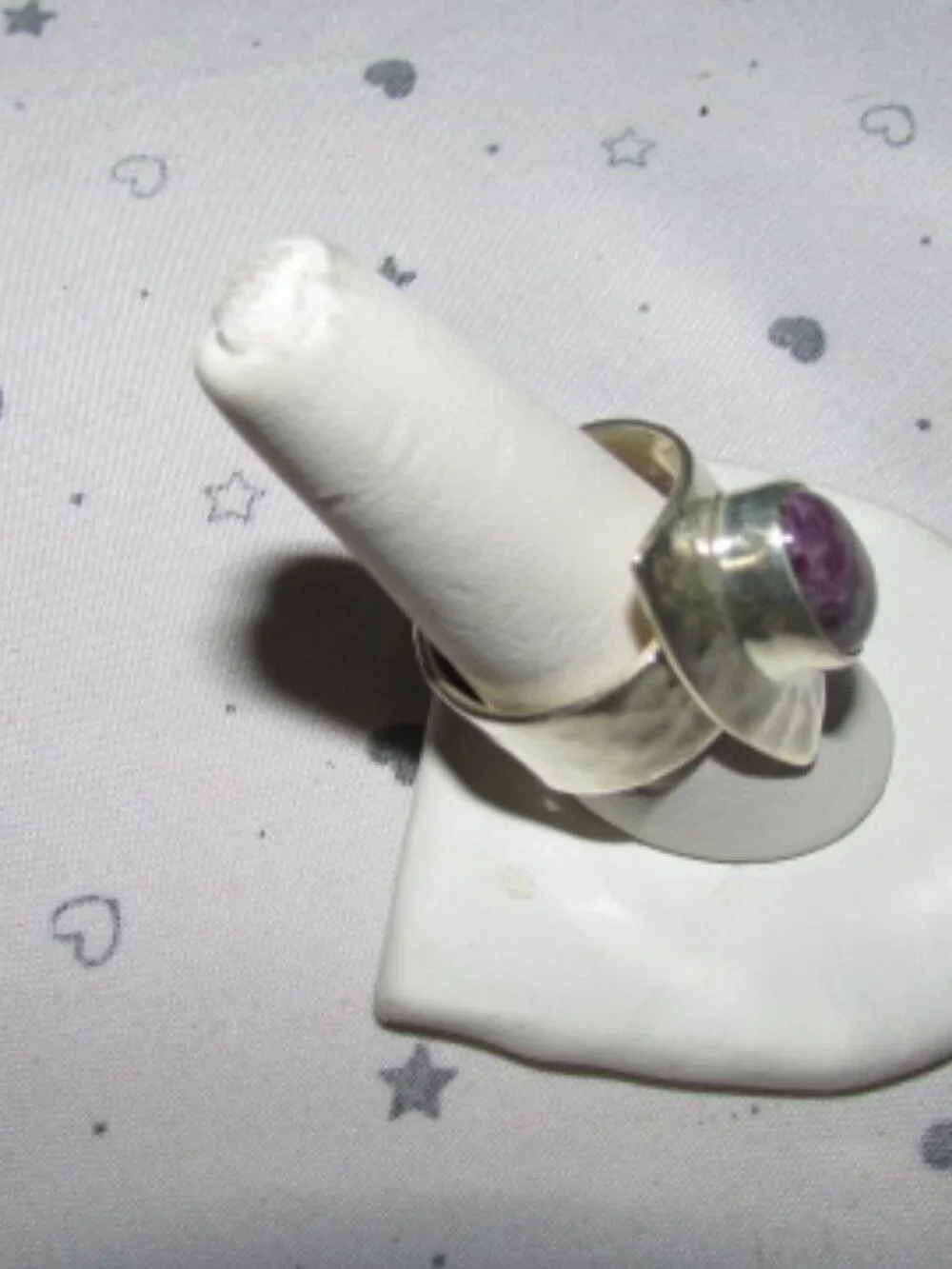 Gorgeous Chic Charoite Ring - Picture 3 of 6